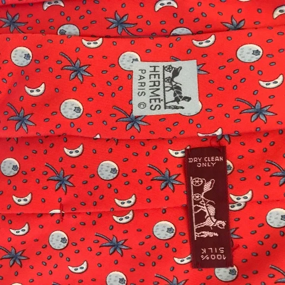 Vintage HERMÈS 100% Silk Tie - IMPECCABLE Condition; Rare Find